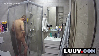 LUUV. Abbadon takes a shower and shaving, meticulously preparing his body for the reality show