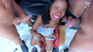 The Strongest Show I Have Ever Seen Fucking a Big Brunette Whore