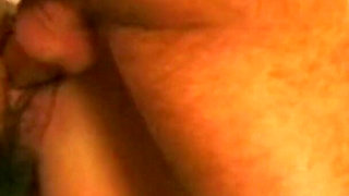 This Slut with Glasses Sucks Cock and Gets Fucked on the Bed