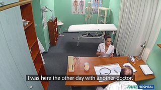 Mea Melone in Naughty Nurses Uniform and Red Lingerie Fucks the Doctor in HD Porn