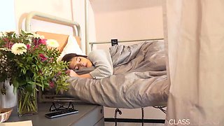 Blonde Teen Caught Masturbating by Sexy Lesbian Nurse - Pussy Licked & Fingered Hard