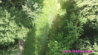 Lesbea babes in the wood aislin, Lovita Fate and zadie skymm have three-way