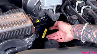 Redhead Daughter Seduces with Wild Forbidden Heat