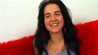 Erisa the Slut Casting: Blowjob, Amateur  Brunette Porn