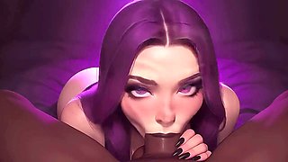 Cute gothic stepsister Atkins's Heaven can't get enough of that big black cock