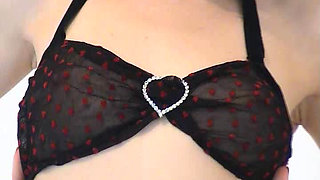 Young Skinny Brunette Showing off Herself