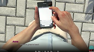 POV big titted mom in a 3D animated visual novel experience