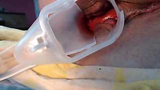 Anal play, speculum and pussy fuck till extreme big squirt