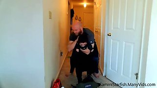 Sammi Starfish Strait Jacket FaceFuck - Rough Blowjob & Messy Facial
