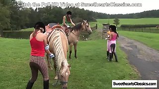 Lesbian Orgy at the Stables (Remastered)