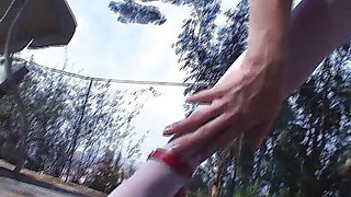 Nurse Itches Her Twat Two Hard Cocks Fuck Her Hard at the Same Time, Her Semen Drips Out of Her Holes