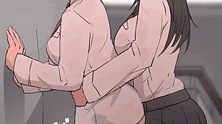 Filling her from behind