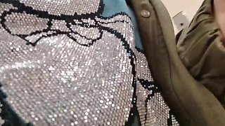 Nicoletta Talks Dirty to You and Shows You Her Perfect Ass in a Clothing Store Come and Masturbate on Her Ass