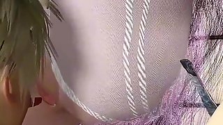 3D Skinny Cosplay Asian Whore Cheating with Big Dick in Public