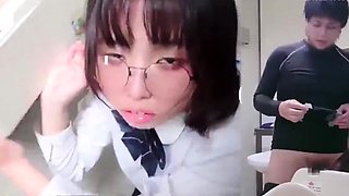 Asian public toilet sex