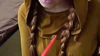 Miss Hood Gets Fucked Like a Naughty Fairytale Slut - Double Cum on Brown Cape 291