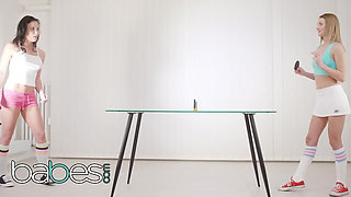 BABES - Katy Rose And Niki Sweet's Ping Pong Match Leads To Anal Toy Play And Passionate Kissing