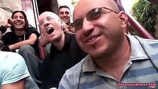 Gangbang Archibe - Busty MILF in stockings