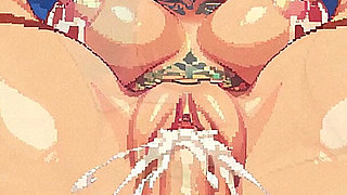 Сurvy Blonde Woman Hard Sex, Slut Woman with Big Tits Sucking Big Dick, Slave Woman