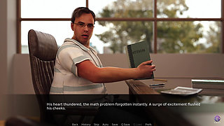 Sexy Married Teacher Having Threesome with Two Lucky Students - the Office