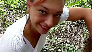 Fucked In The Car And Cumshot On Big Tits, Then Pisses On Cock
