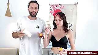 Flirtatious missy's public movie