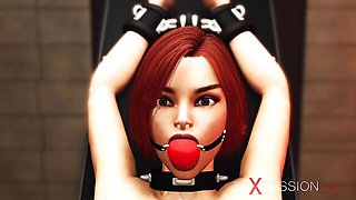 Inveigling miss's doggystyle scene