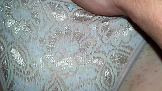 Hot Married Woman Doesn't Take off Her Panties to Get Creampie in Her Pussy.