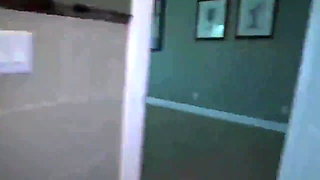 CATCHING MY  WIFE FUCK ANOTHER MAN IN OUR BATHROOM!