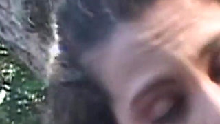 Calm and Romantic Outdoor Bonding Between a Delightful Pale Girl and Her Dedicated BBC Paramour