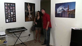 Sultry Dark Haired Beauty Craves Rock Hard Cock   XXX