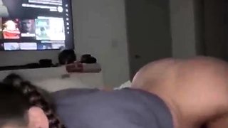Brunette Slut Gives Blowjob To Big Cock Outdoors