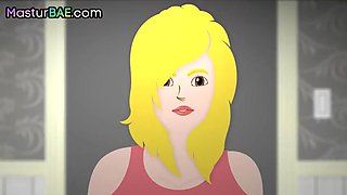 Stunning babe masturbating in video call