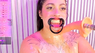 Hottest brunette solo webcam masturbation 2