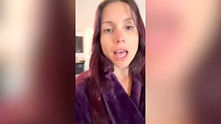 Lelu Love shows off her big tits in the dressing room, gets nude at home, cum on her ass, and flaunts her naked feet