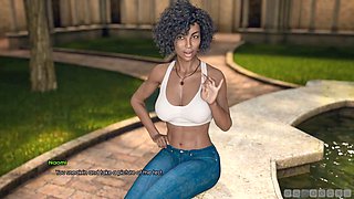 Summer Breeze stars in an animated visual novel about virtual sex and steamy adventures