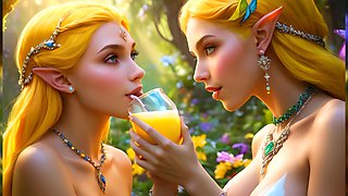 Beautiful Elf Girls in Party 2