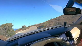 Squirt Piss Golden Shower In My Car Multicam 4k