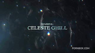 Sexy Celeste ghill first DP interracial big gape