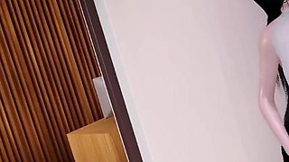 Lustful Secretary - 3D Animation