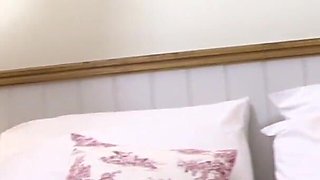 Sabrina J & Minnie Manga, teen lesbian girls in college uniform with their strapon