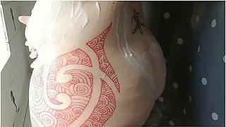 Shower Booby Rub And Wash Down! Twitter Thank You