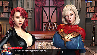 Cockham Superheroes #2 I need to decide who is sexier - shot a masive load cum on Ms Lane