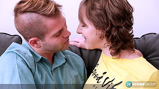 Nicky Rebel bangs Tristan Summers' tight pussy in 4K with a cumshot