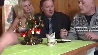 2 hot Babes VS 1 old Pig with Huge Cock