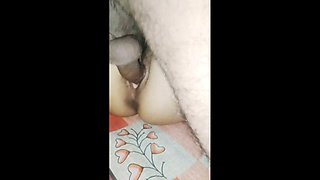 Oil Massage to Husband Dick