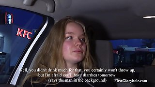 Firstgloryhole - Freshly 18years Luxxy - swallowing 4 men in 15min - Part 3 - Gloryhole