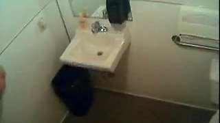 Piss fetish office slut peeing in the pot