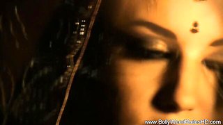 Gentle chick's strip video
