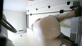 Chubby amateur nude on hidden cam